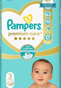 PAMPERS Premium Care pieluchy 3 6 10 kg 60 szt