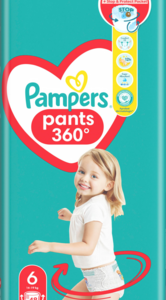 PAMPERS Active Baby pieluchomajtki 14 19kg rozmiar 6 48 szt